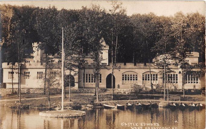 Lake Hopatcong - view of Castle Edward - c 1910