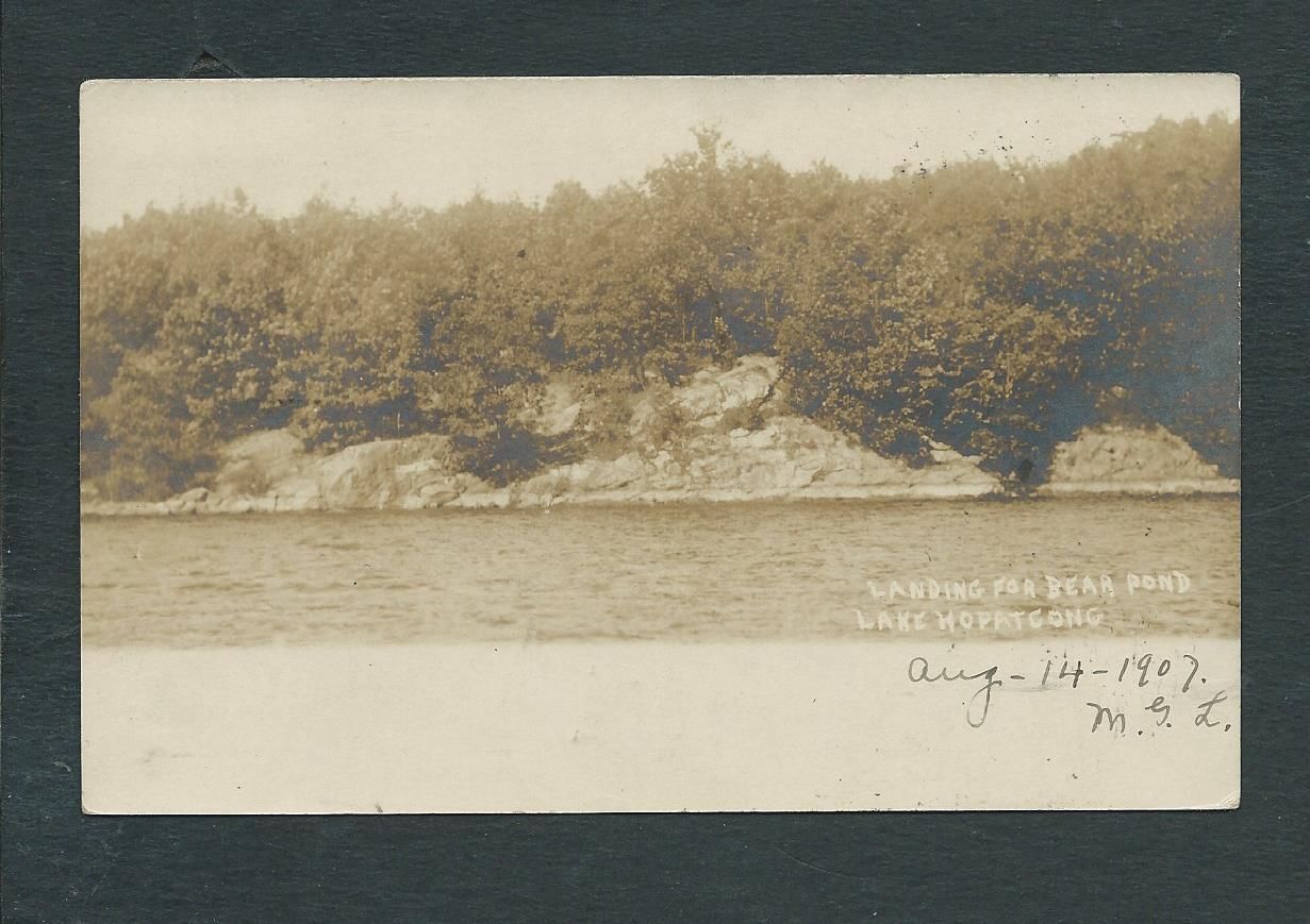 lake hopatcong - bear pond landing