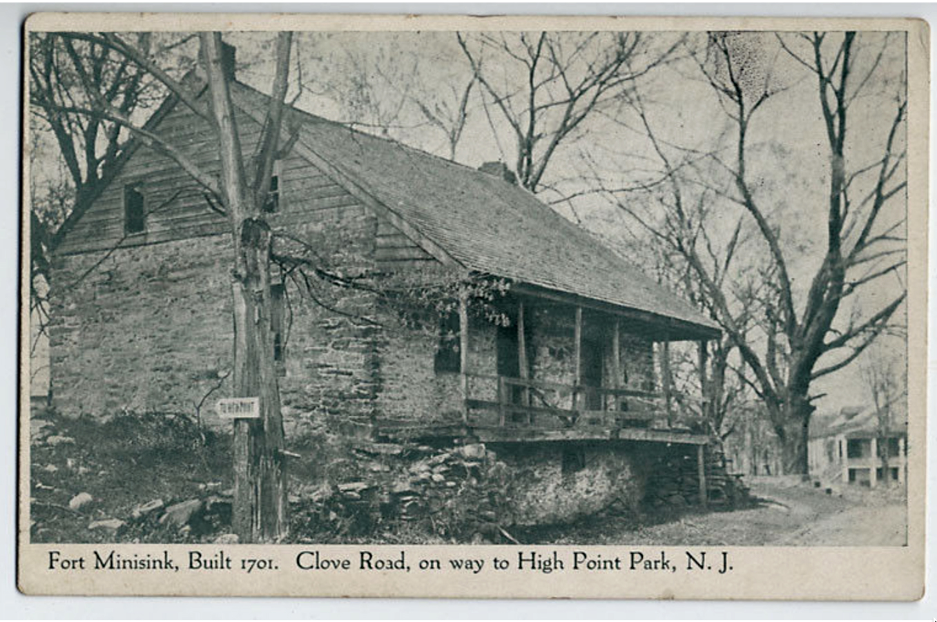 Montague - Fort Minisink - Store House - Built 1701 - c 1910
