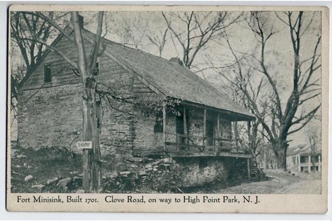 Montague - Fort Minisink - Store House - Built 1701 - c 1910