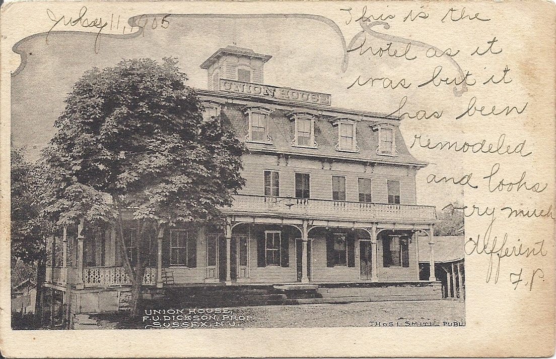 Sussex - The Union House - F U Dickson Proprieter - c 1910