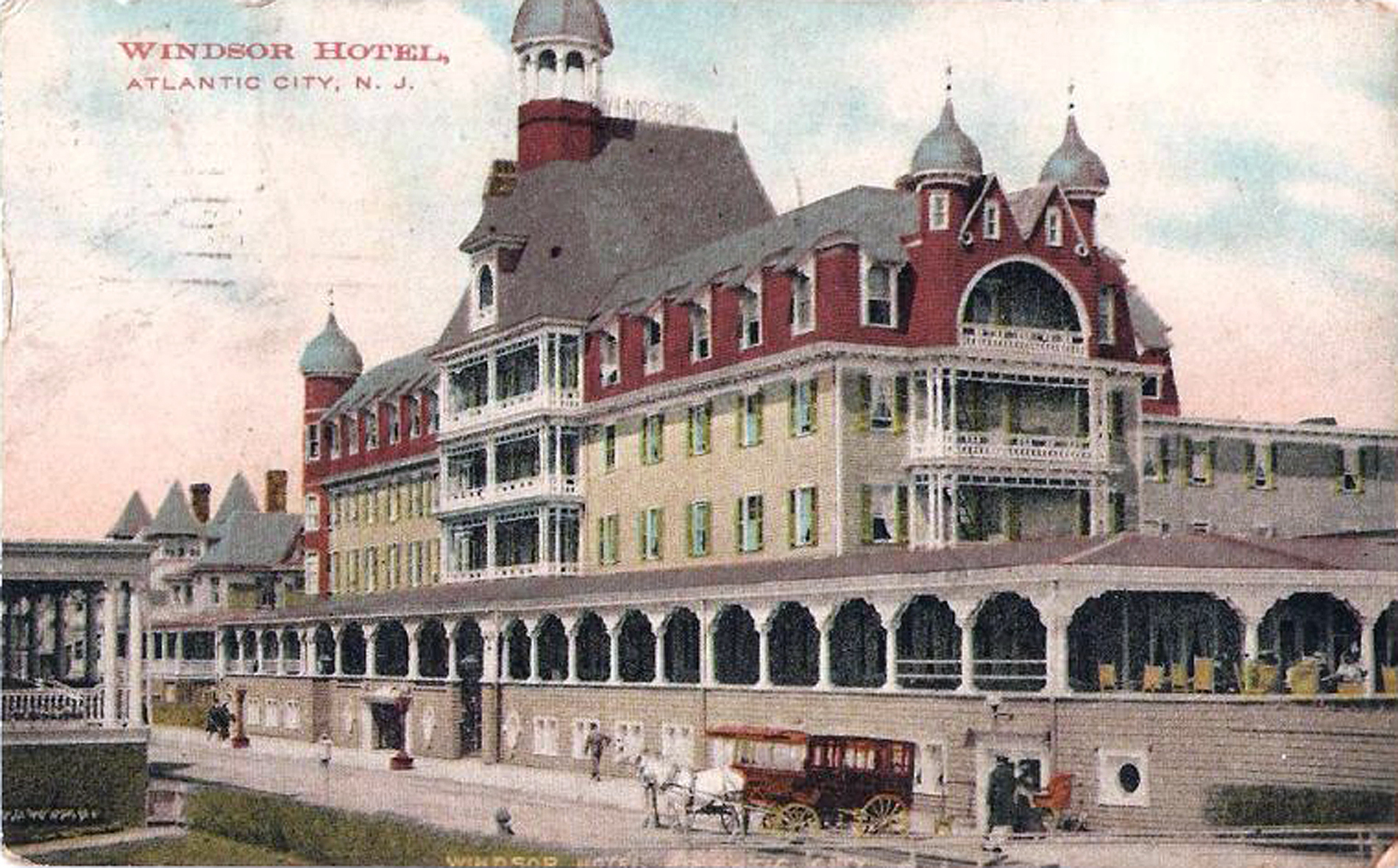 Atlantic City - Windsor Hotel - 1912 | Atlantic City | Old Pictures of ...